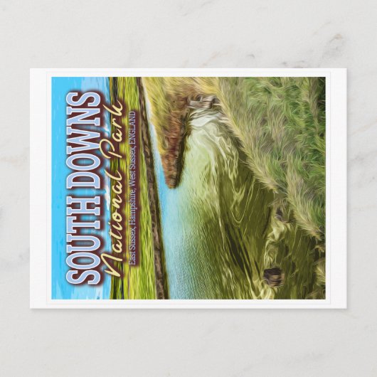 NATIONAAL PARK VOOR ZUIDDOWNEN - OOST - SUSSEX ENG BRIEFKAART (Voorkant)