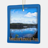 Nationaal park Voyageur Keramisch Ornament (Links)