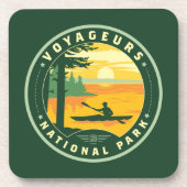 Nationaal park Voyageurs Bier Onderzetter (Voorkant)