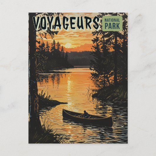 Nationaal park Voyageurs Briefkaart (Voorkant)