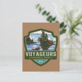 Nationaal park Voyageurs Briefkaart (Staand voorkant)
