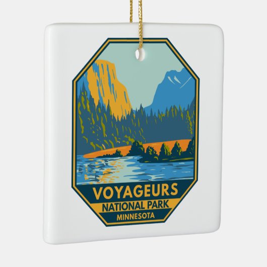 nationaal park Voyageurs Keramisch Ornament (Rechts)
