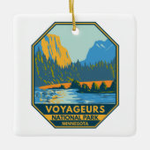 nationaal park Voyageurs Keramisch Ornament (Voorkant)