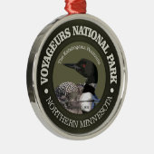 Nationaal park Voyageurs (Loon) Metalen Ornament (Rechts)