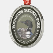 Nationaal park Voyageurs (Loon) Metalen Ornament (Links)