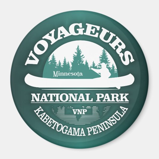 Nationaal park Voyageurs Magneet (Voorkant)