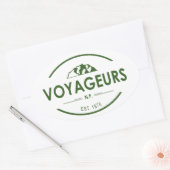 Nationaal park Voyageurs Ovale Sticker (Envelop)
