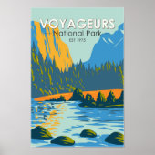  nationaal park Voyageurs Poster (Voorkant)