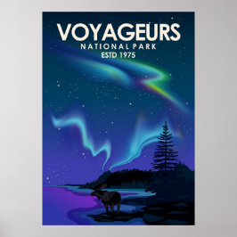 nationaal park Voyageurs Poster