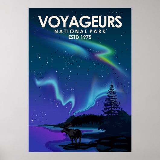  nationaal park Voyageurs Poster (Voorkant)