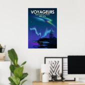  nationaal park Voyageurs Poster (Thuiskantoor)