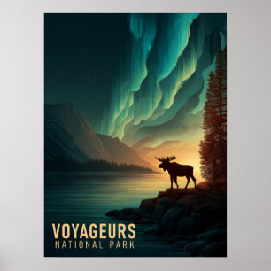  nationaal park Voyageurs Poster