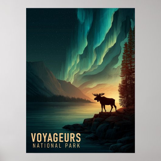  nationaal park Voyageurs Poster (Voorkant)