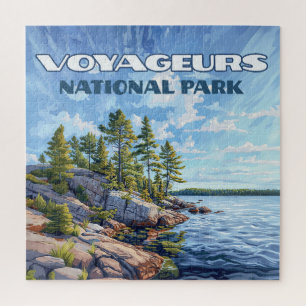 Nationaal park Voyageurs Rainy Lake Minnesota Legpuzzel