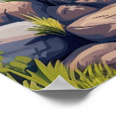 Nationaal park Voyageurs Rainy Lake Minnesota Poster (Hoek)