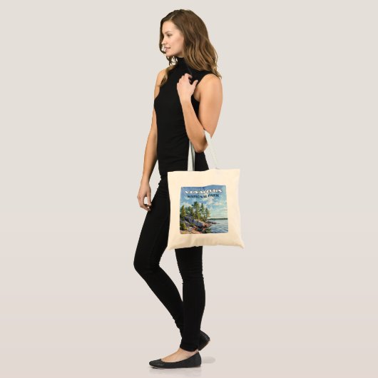 Nationaal park Voyageurs Rainy Lake Minnesota Tote Bag (Voorkant (model))