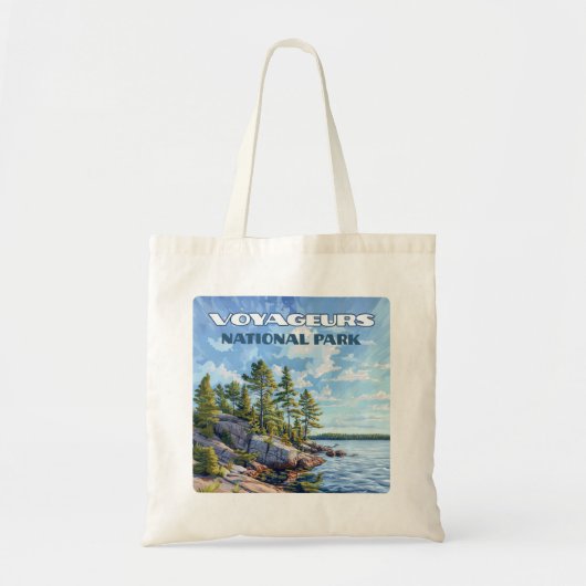 Nationaal park Voyageurs Rainy Lake Minnesota Tote Bag (Voorkant)