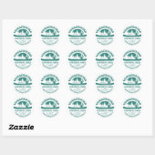 Nationaal park Voyageurs Ronde Sticker (Vel)