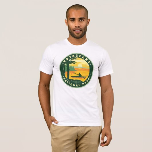 Nationaal park Voyageurs T-shirt (Voorkant volledig)