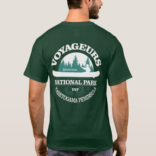Nationaal park Voyageurs T-shirt (Achterkant)
