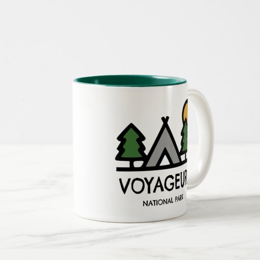 Nationaal park Voyageurs Tweekleurige Koffiemok (Voorkant rechts)