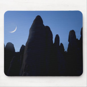 Nationaal Park VS, Utah, Arches. Crescent moon Muismat