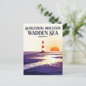 Nationaal park Waddenzee van Sleeswijk-Holstein Briefkaart (Staand voorkant)