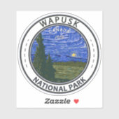 Nationaal park Wapusk - Vintage Noordelijke Lichte Sticker (Vel)