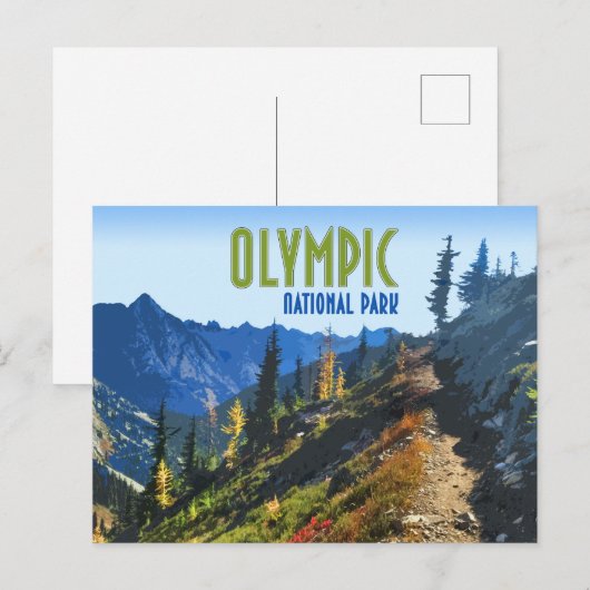 Nationaal Park Washington  Briefkaart (Voorkant / Achterkant)