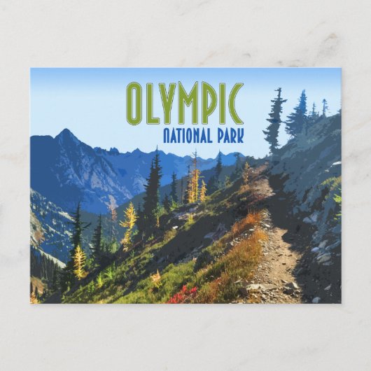 Nationaal Park Washington  Briefkaart (Voorkant)