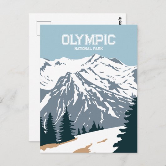 Nationaal park Washington Briefkaart (Voorkant / Achterkant)