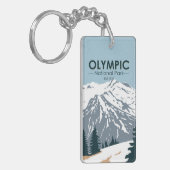 Nationaal Park Washington Dubbelzijdig Sleutelhanger (Voorkant Links)