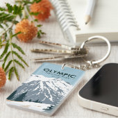 Nationaal Park Washington Dubbelzijdig Sleutelhanger (Voorkant Rechts)
