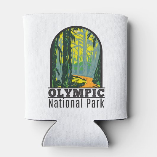 Nationaal park Washington Hoh Rainforest Blikjeskoeler (Achterkant)