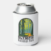 Nationaal park Washington Hoh Rainforest Blikjeskoeler (Blikje Achterkant)