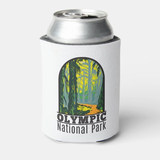 Nationaal park Washington Hoh Rainforest Blikjeskoeler (Blikje Achterkant)