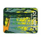 Nationaal park Washington Hoh Rainforest Magneet (Horizontaal)