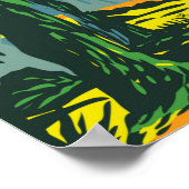 Nationaal park Washington Hoh Rainforest Poster (Hoek)