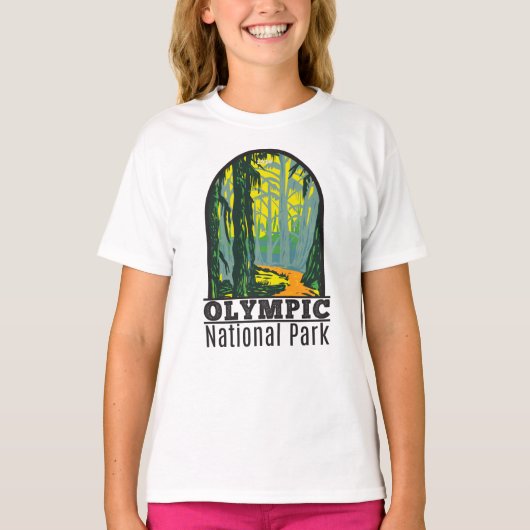 Nationaal park Washington Hoh Rainforest T- T-shirt (Voorkant)