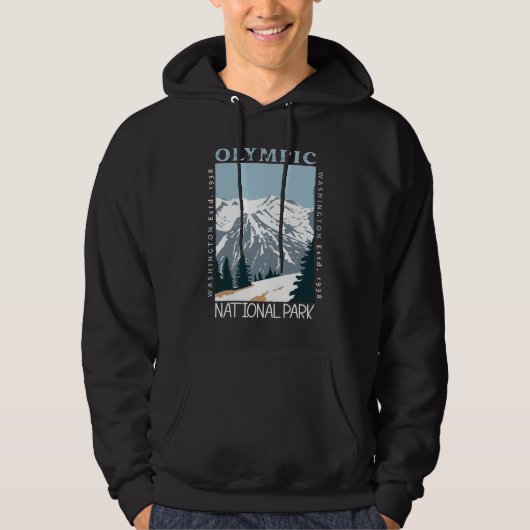 Nationaal Park Washington Hoodie (Voorkant)