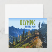 Nationaal Park Washington Kaart (Voorkant / Achterkant)