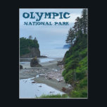 Nationaal Park Washington Rocky Beach Briefkaart<br><div class="desc">Hoi daar! Ik hoop dat je deze foto leuk vindt die ik op mijn reizen heb gemaakt. Voel je vrij om je eigen tekst toe te voegen! Bekijk mijn winkel voor meer informatie.</div>