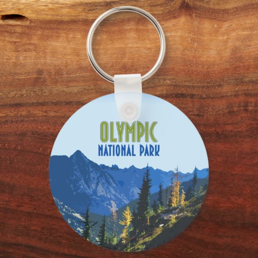 Nationaal Park Washington  Sleutelhanger (Voorkant)