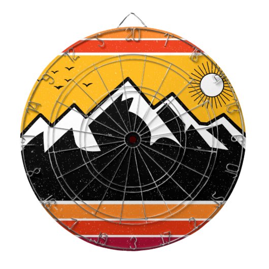 Nationaal Park Washington Souvenir Dartbord (Voorkant)