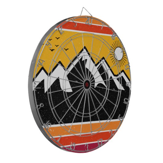  Nationaal Park Washington Souvenir Dartbord (Voorkant Links)