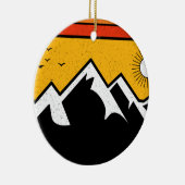  Nationaal Park Washington Souvenir Keramisch Ornament (Rechts)