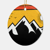  Nationaal Park Washington Souvenir Keramisch Ornament (Links)