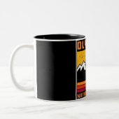  Nationaal Park Washington Souvenir Tweekleurige Koffiemok (Links)