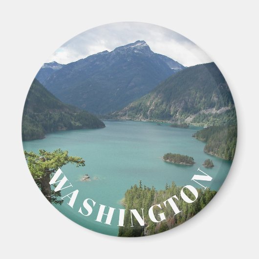 Nationaal park Washington State North Cascades Magneet (Voorkant)