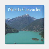 Nationaal park Washington State North Cascades Magneet (Voorkant)